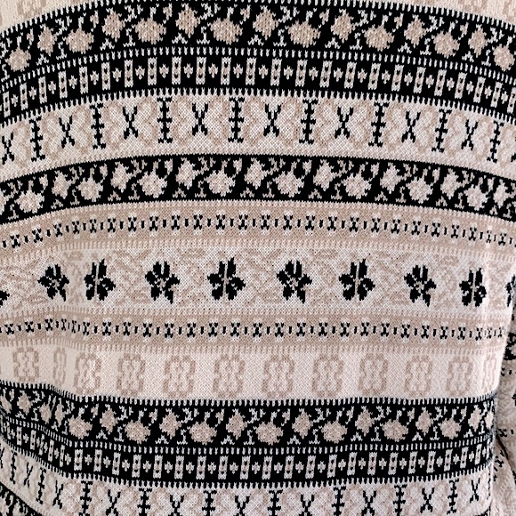 Talbots Cotton Fair Isle Cardigan - Picture 6 of 9